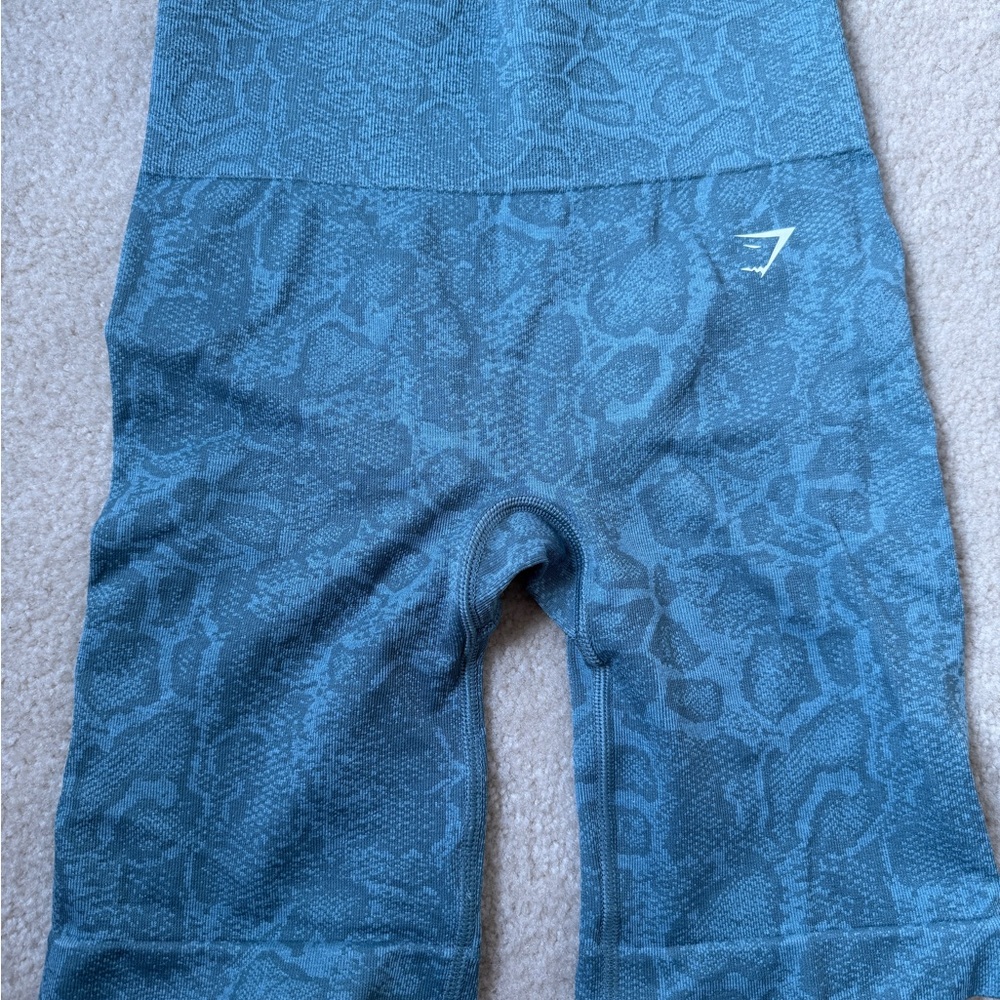 Gymshark Teal Patterned Leggings